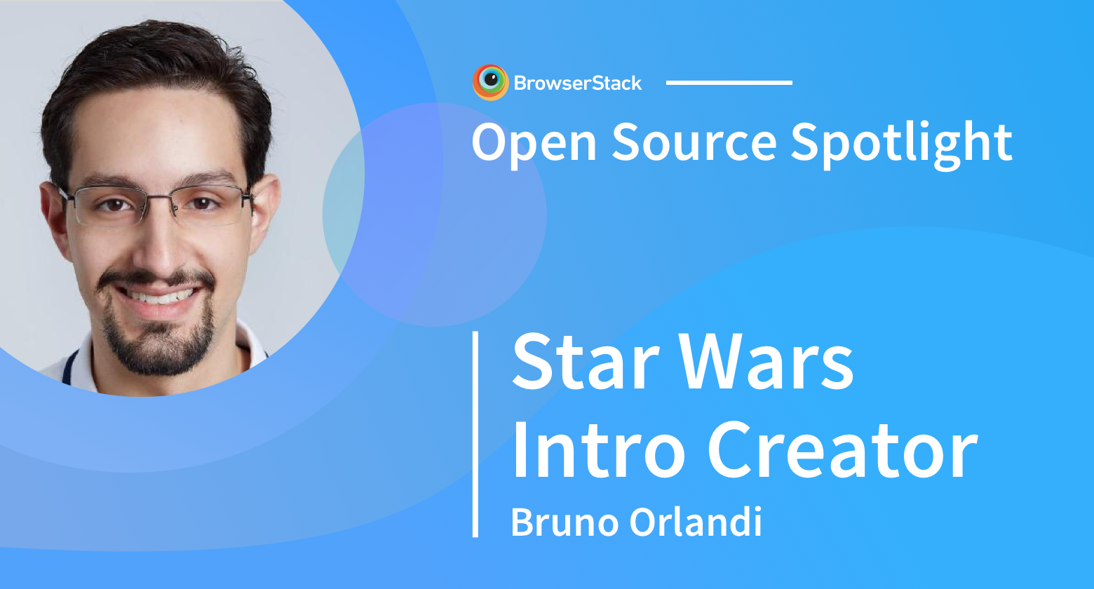 Open Source Spotlight: Star Wars Intro Creator with Bruno Orlandi