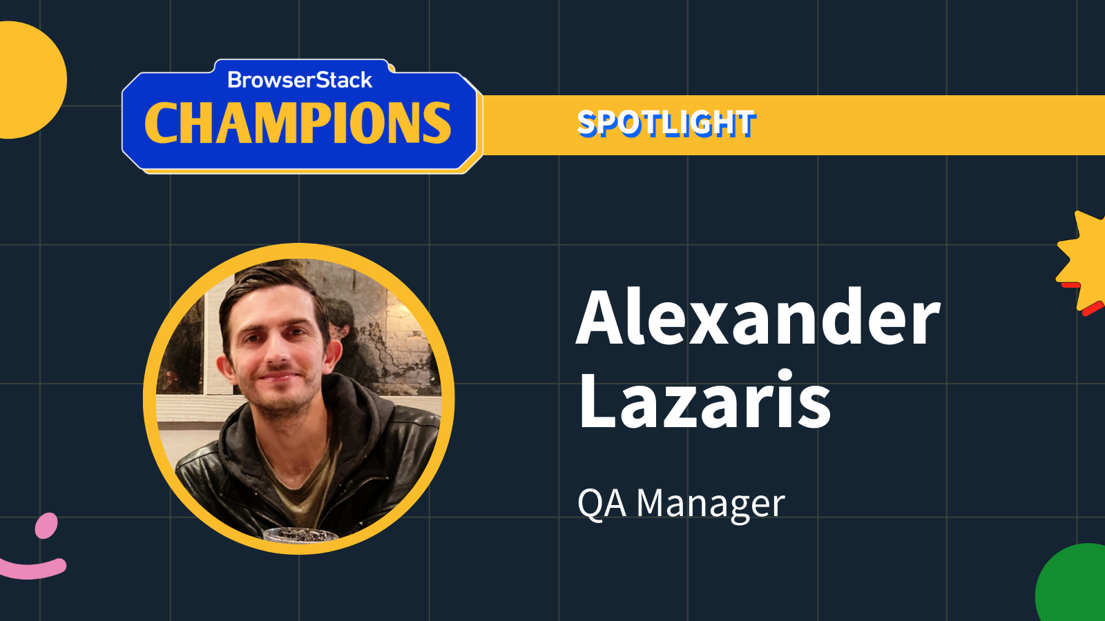 Champions Spotlight - Alexander Lazaris