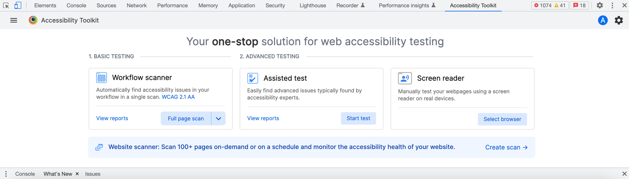 Accessibility Testing Browser Extension