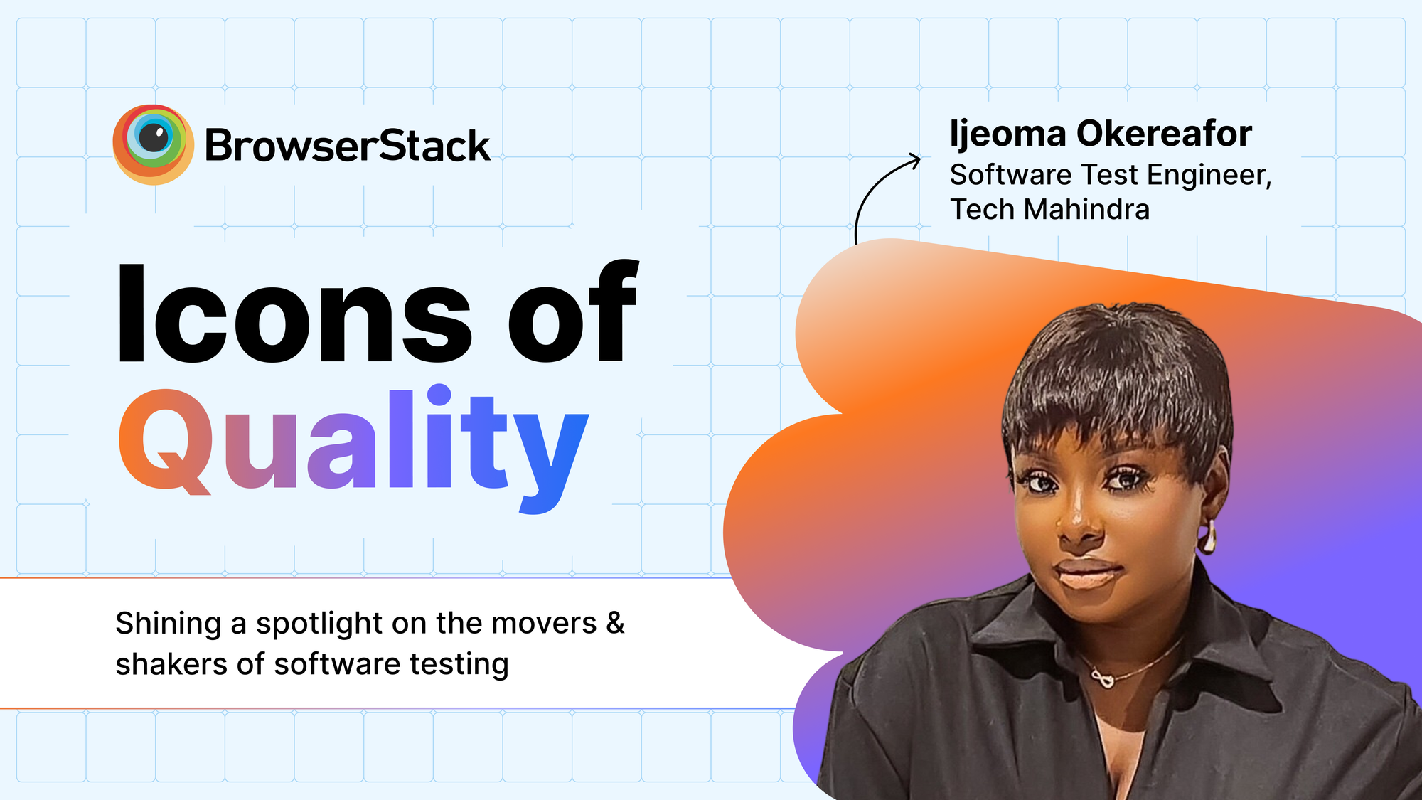 Honoring #IconsOfQuality: Ijeoma Okereafor, Tech Mahindra