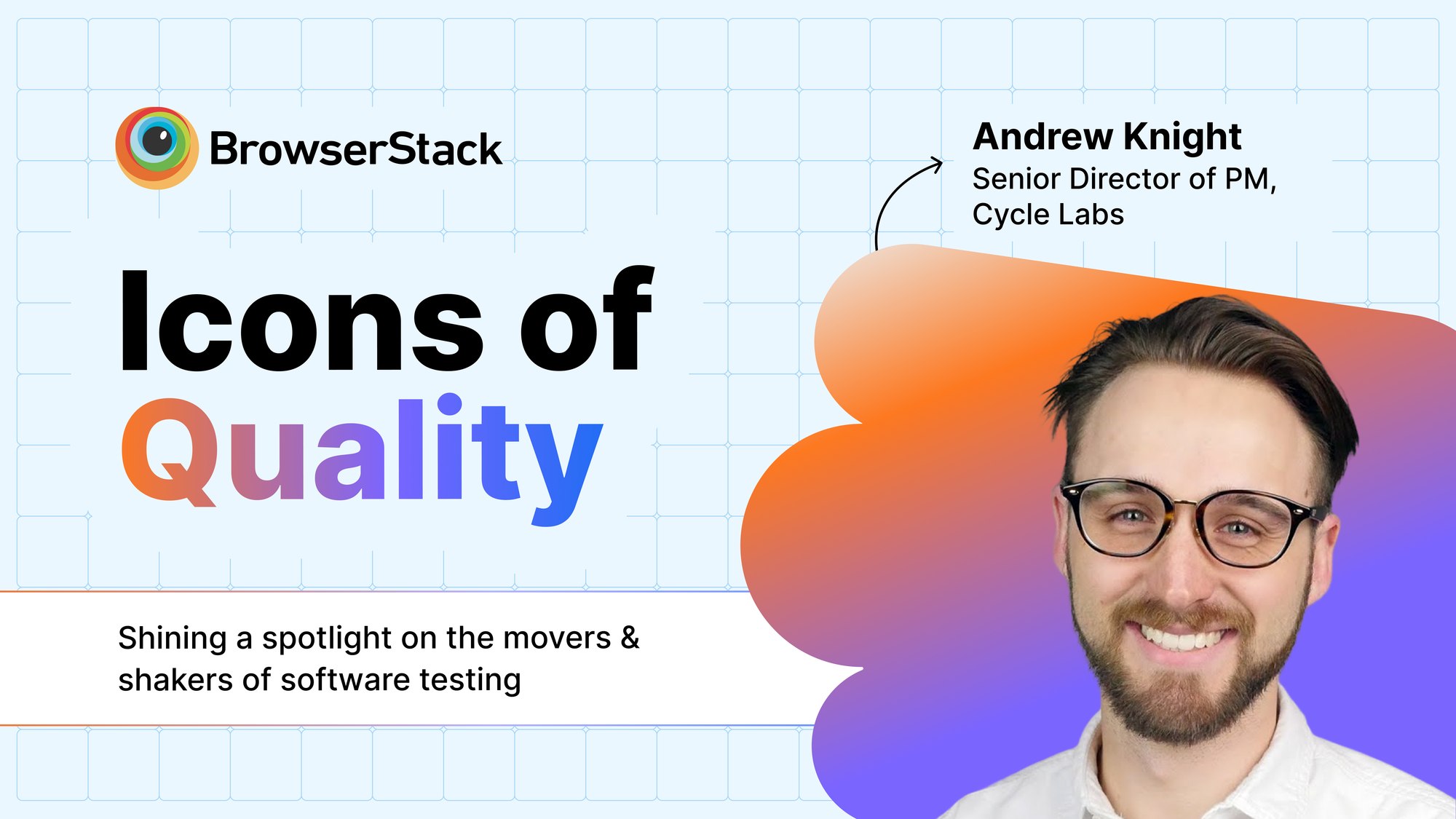 Honoring #IconsOfQuality: Andrew Knight, Cycle Labs