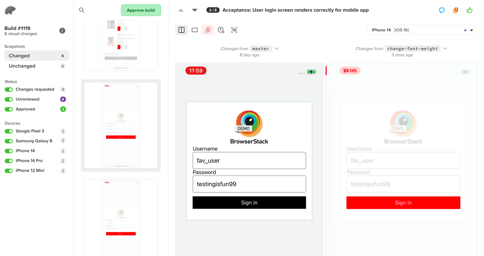 App Percy AIpowered automated visual testing platform