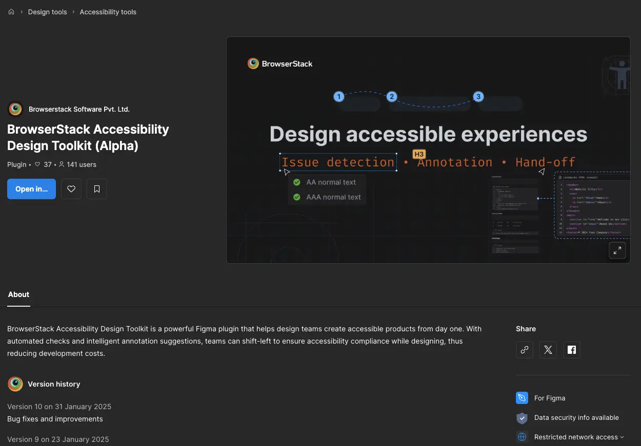 Figma plugin marketplace