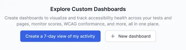 A window with a button titled Create a 7-day view of my activity