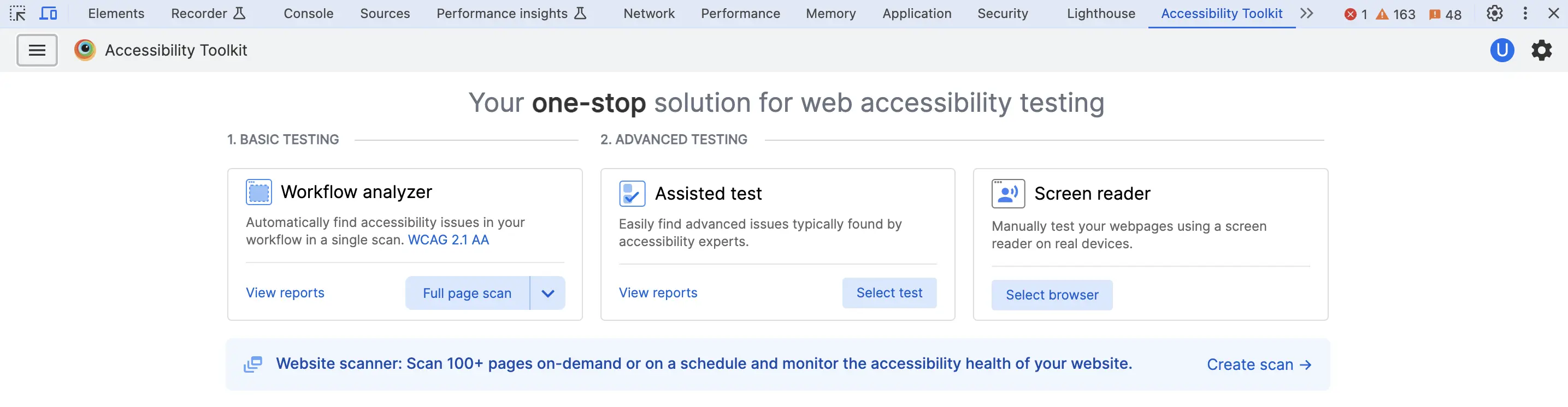 BrowserStack Accessibility Toolkit in Chrome DevTools