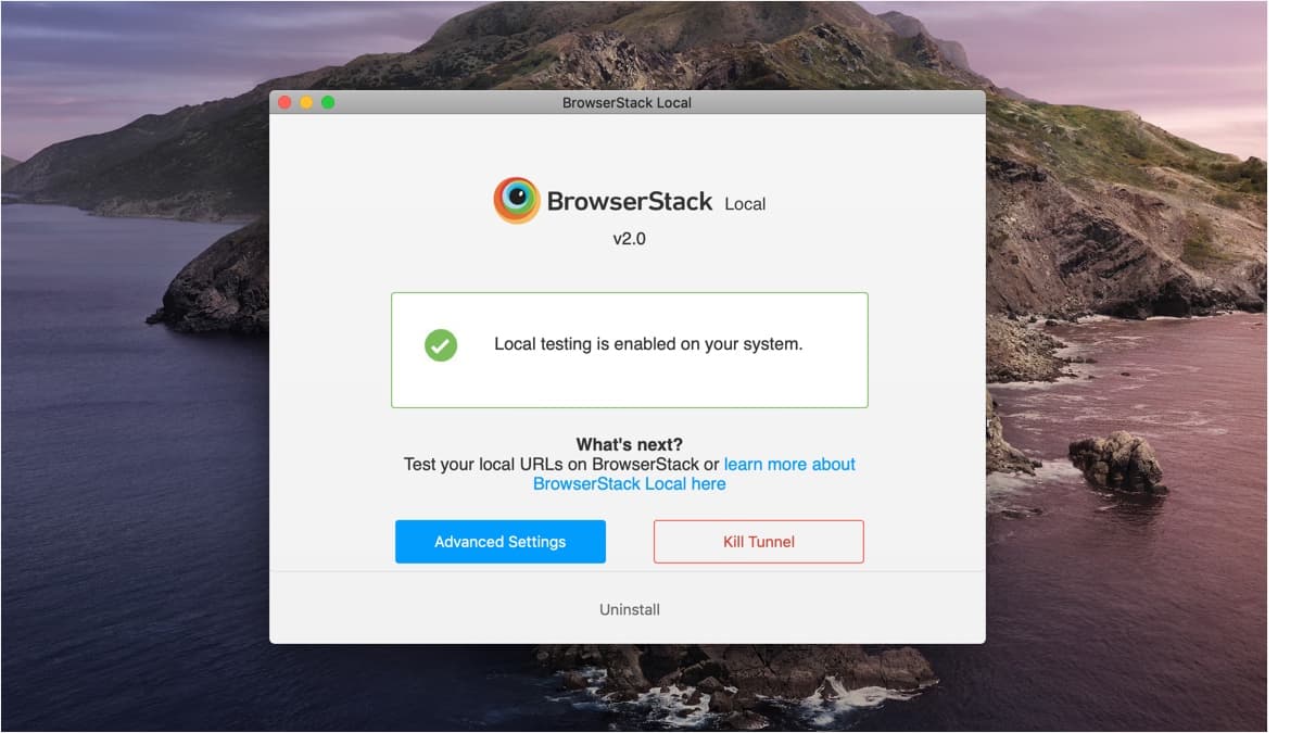 BrowserStackLocal macOS App