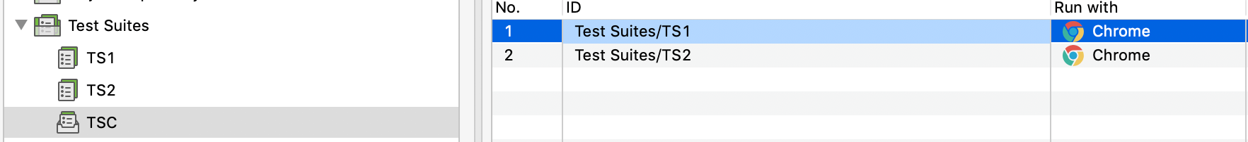 Create test suite collection on Katalon