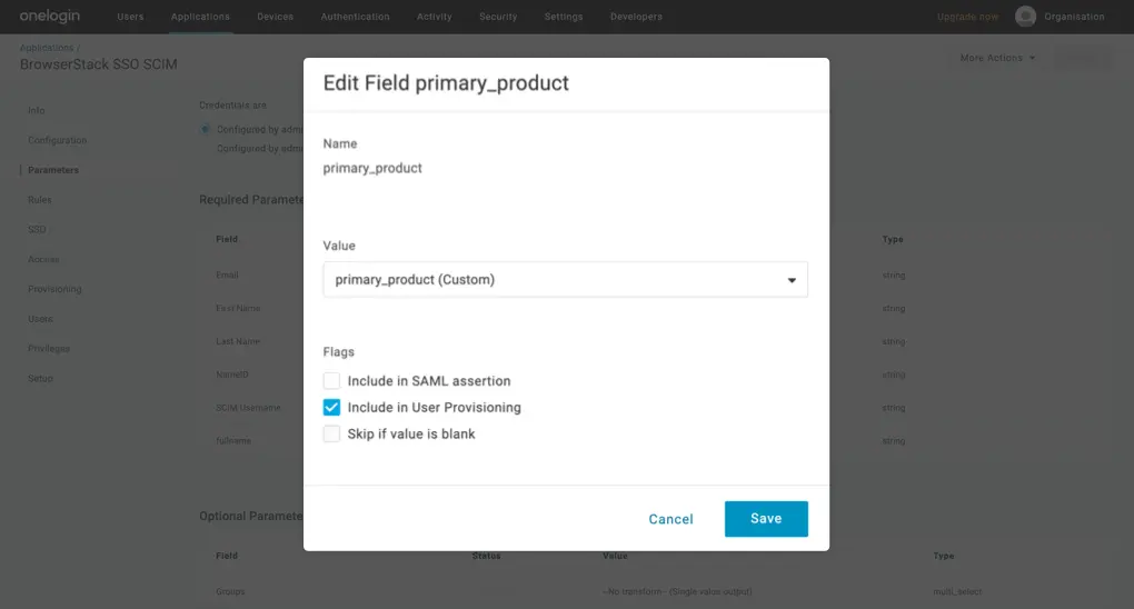 Set up Auto User Provisioning on BrowserStack