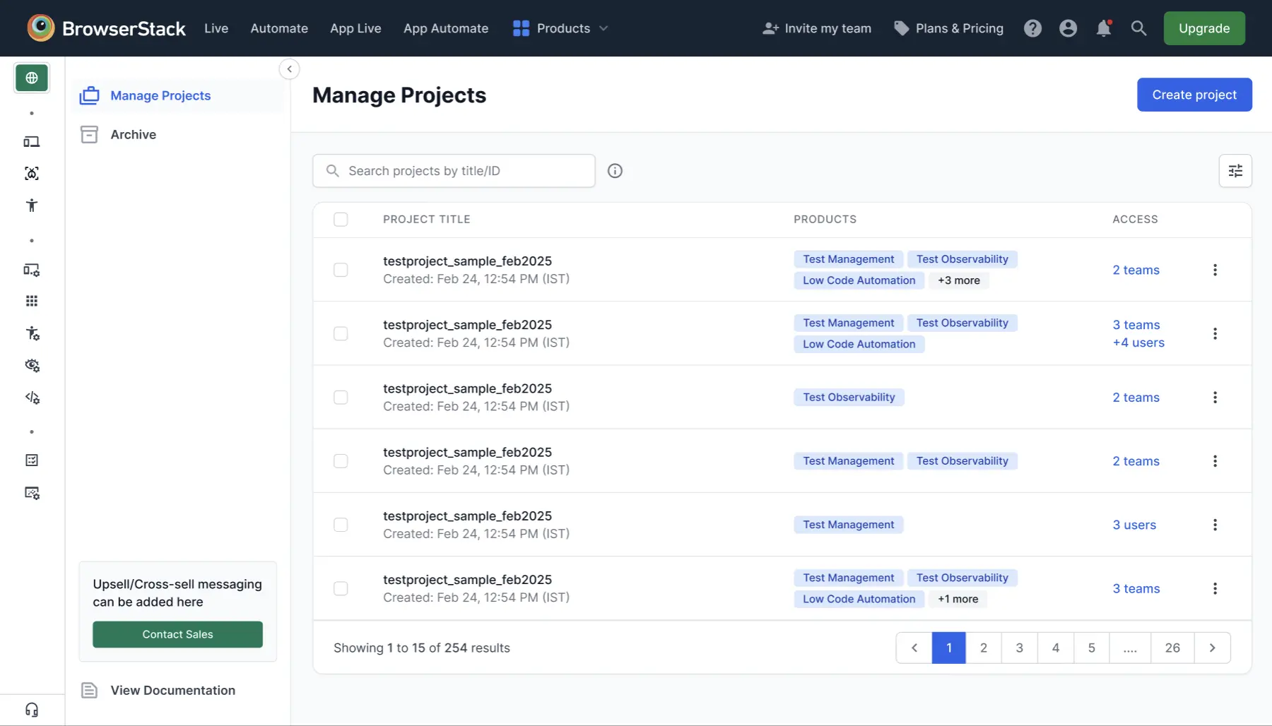 Project Management Dashboard