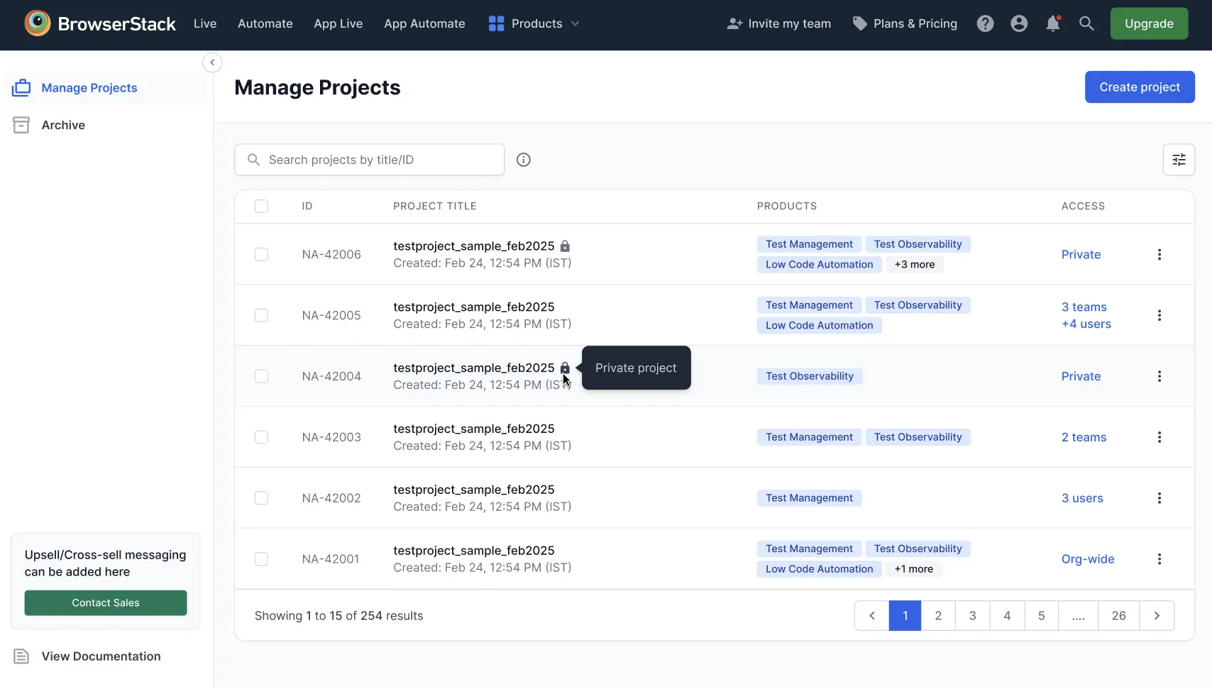 Project Management Dashboard
