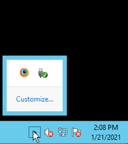 BrowserStackLocal Windows App Icon in system tray area
