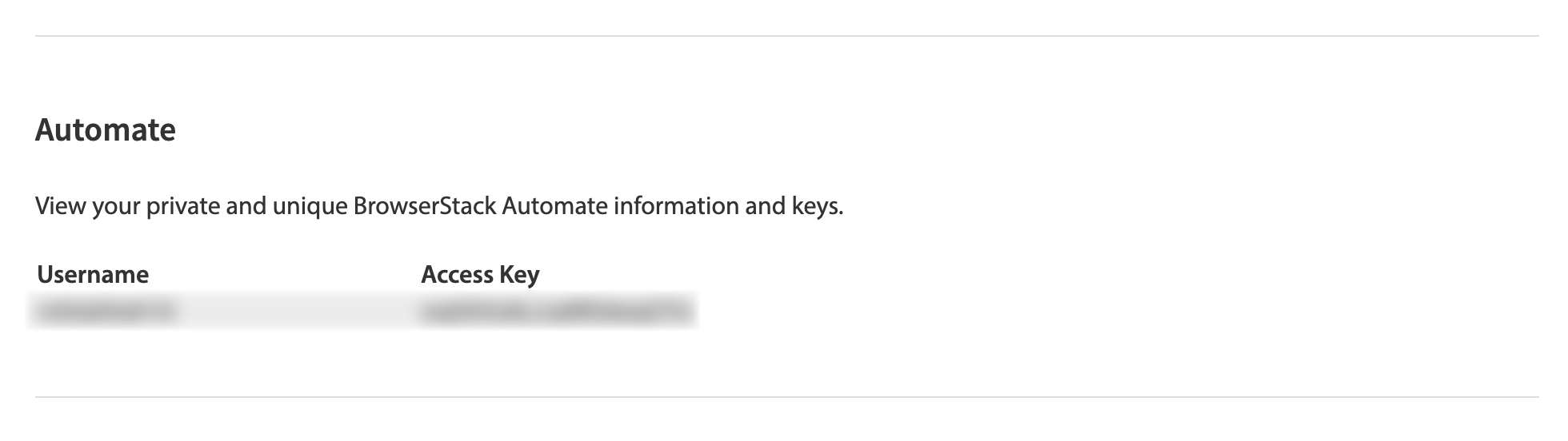 Getting access key for Local Console