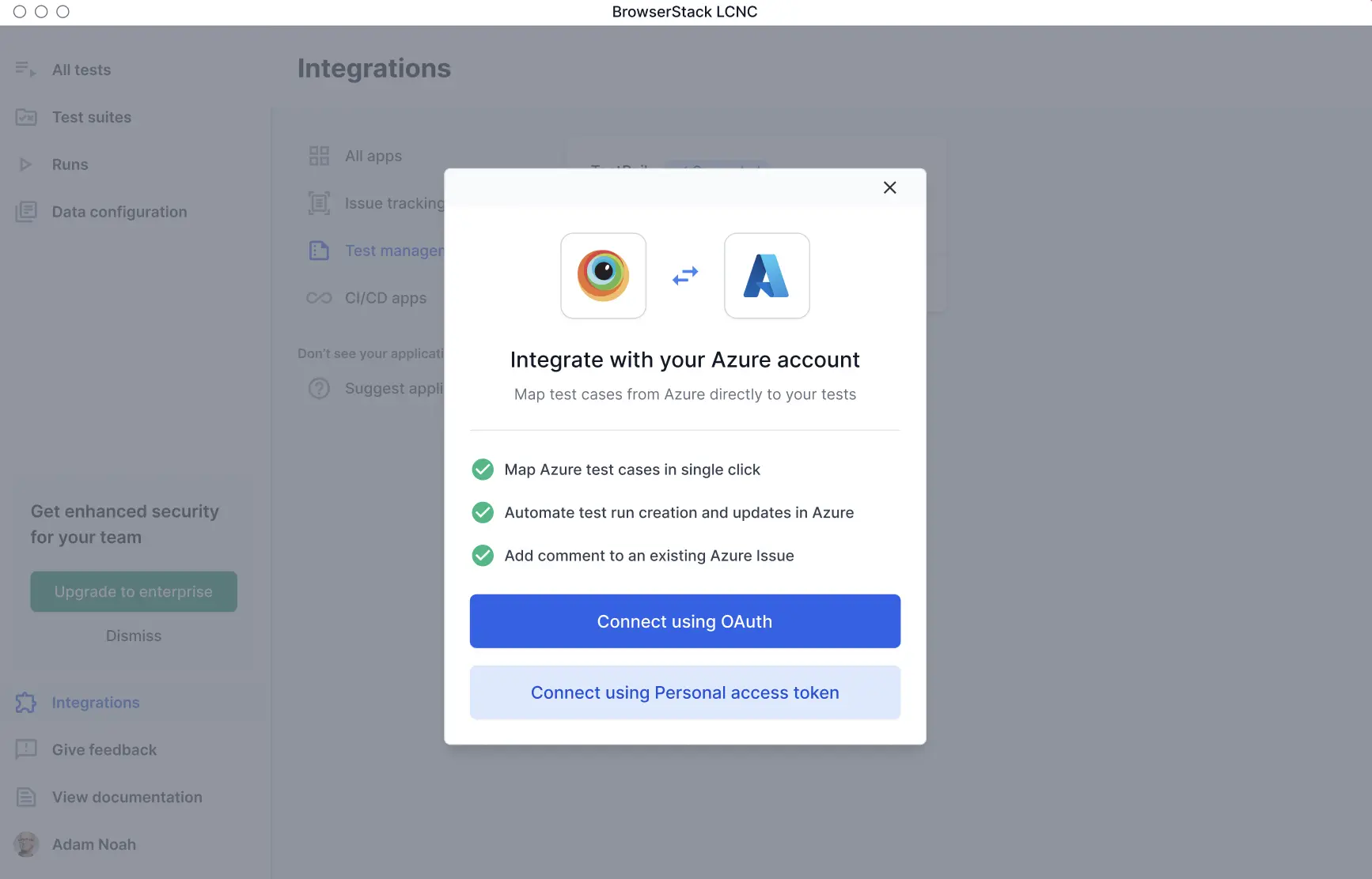 Screenshot showing authentication window