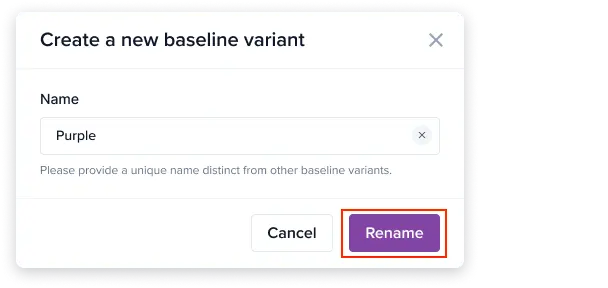 Rename added baseline variant