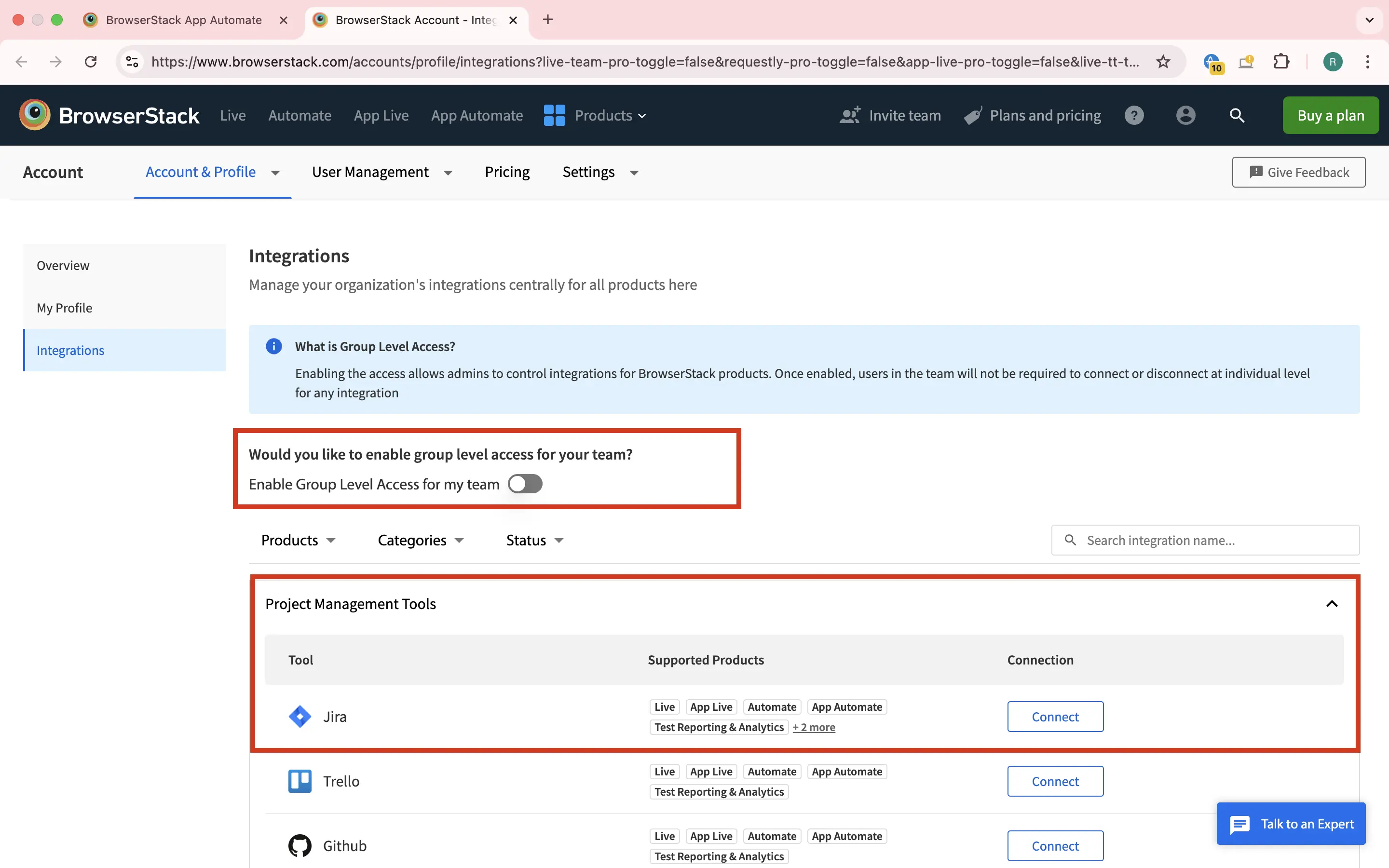 Prompt icon for AI customization