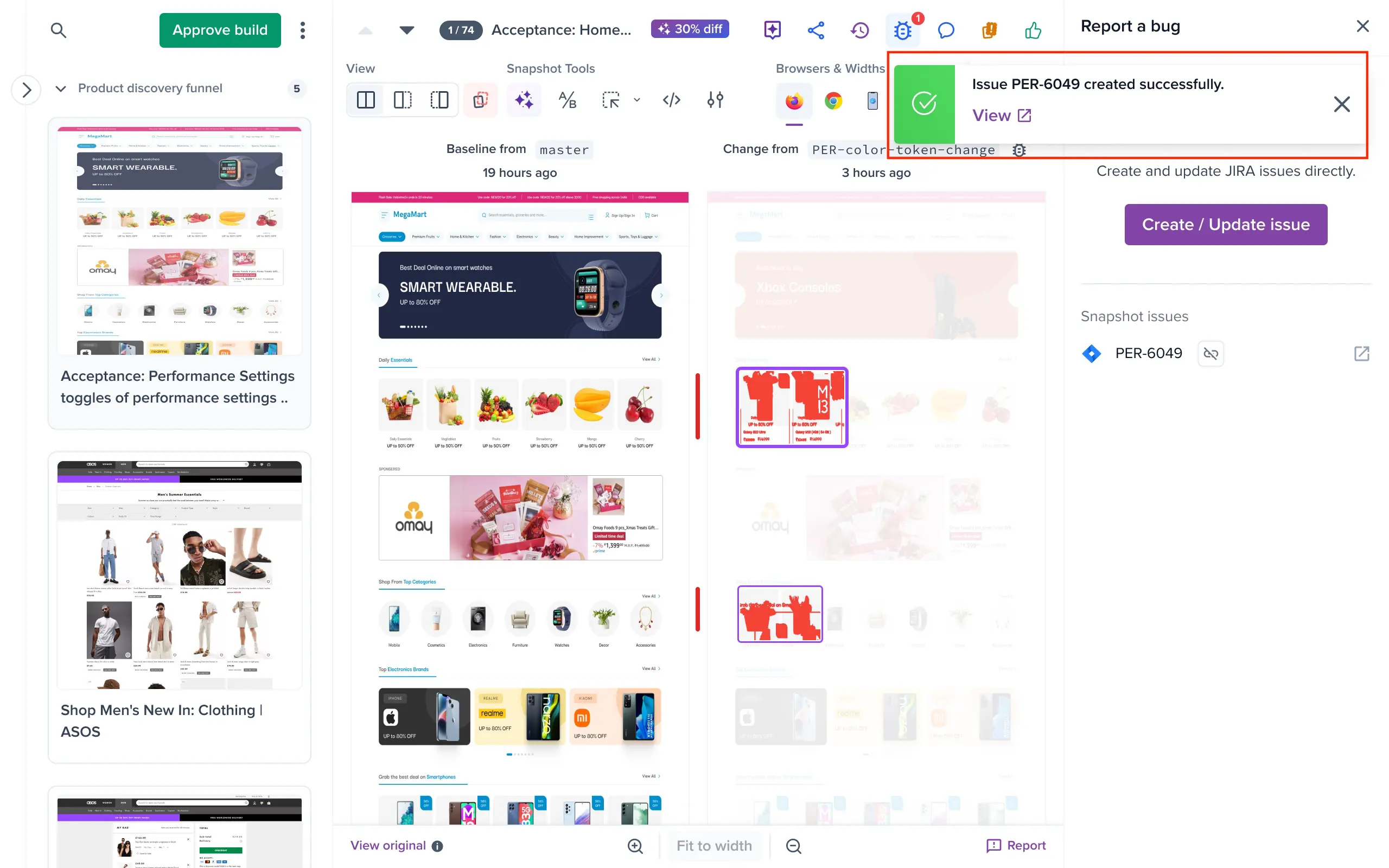 Ticket creation confirmation