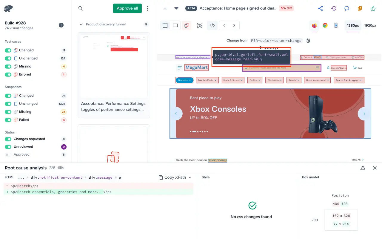 Element class information displayed in tooltip on hover