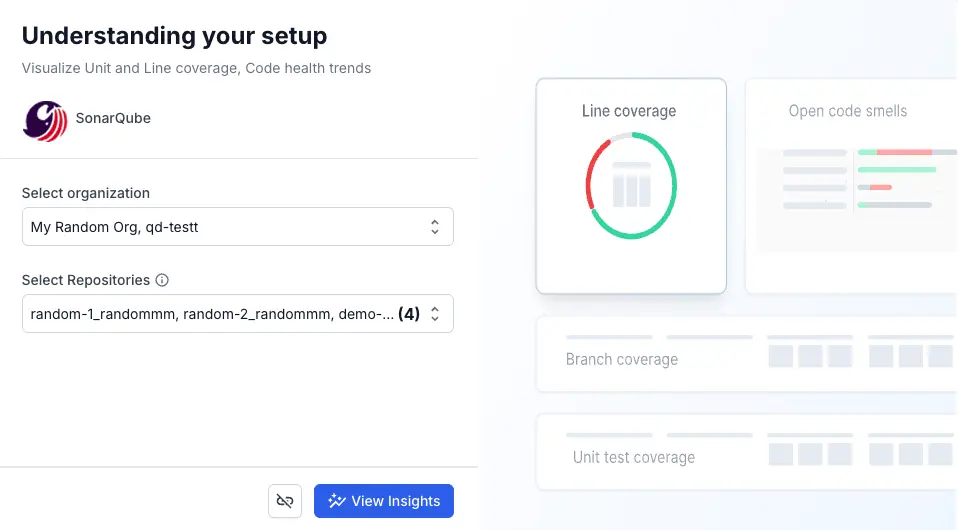 Click view insights button
