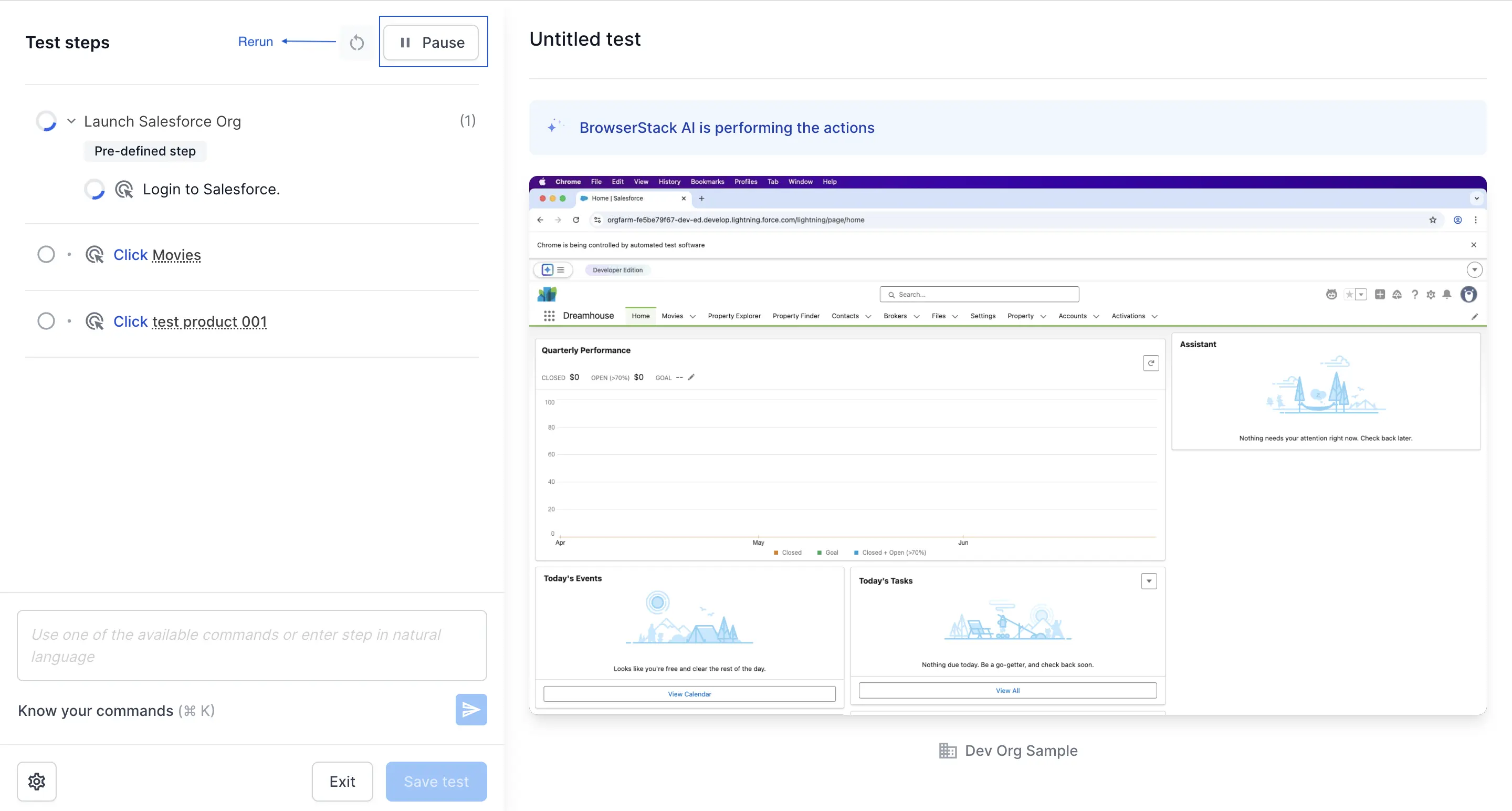 Edit a test | BrowserStack Docs