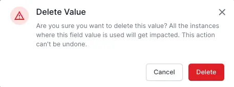 Delete dataset value