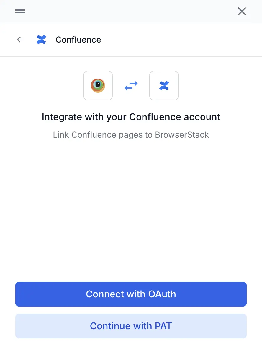 Select Confluence in the requirements field