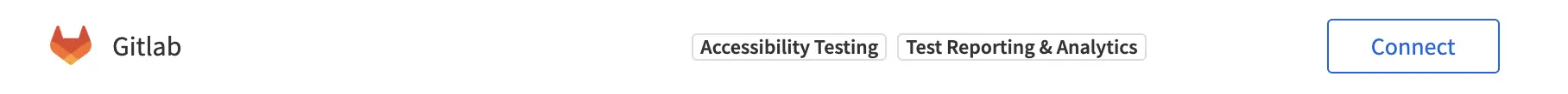 Select the Connect button under the GitLab logo in 'Project Management Tools'