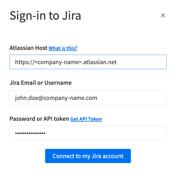 Jira Sign in