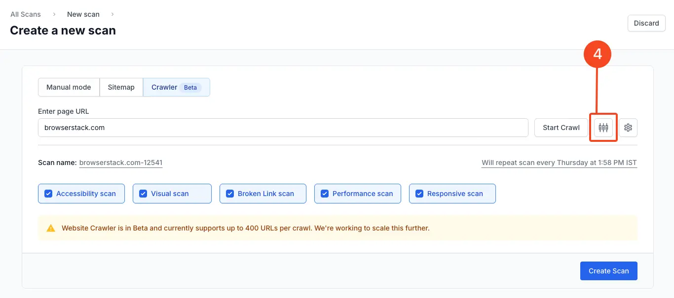 Quick settings combined general option