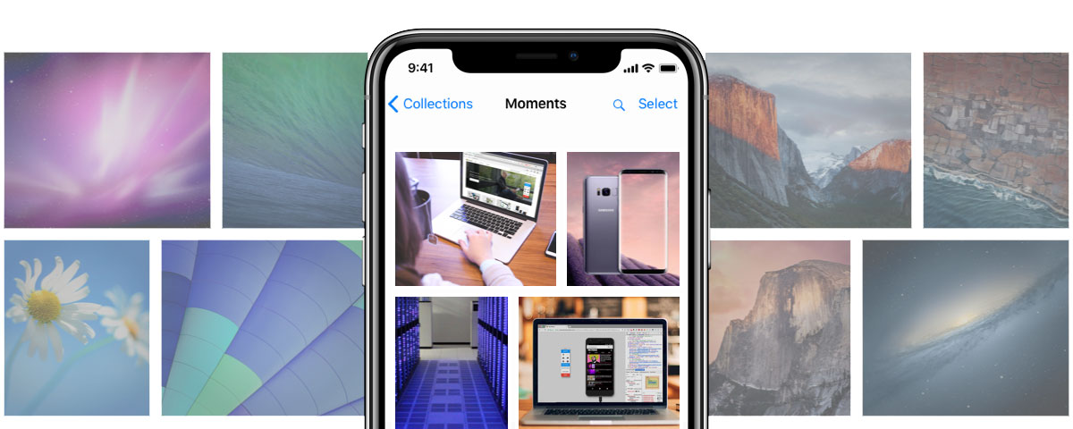 Test with pre-loaded images and videos