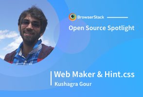 Open Source Spotlight: Hint.css & Web Maker with Kushagra Gour