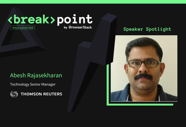 Breakpoint Speaker Spotlight: Abesh Rajasekharan