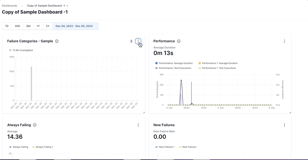 Steps to clone a widget